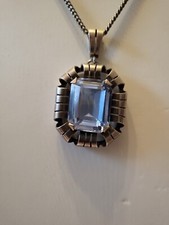 Jugendstil Silber Anhänger