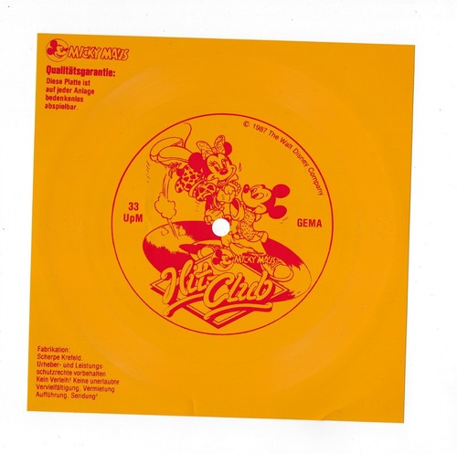 Micky maus hit - hit, flexidisc