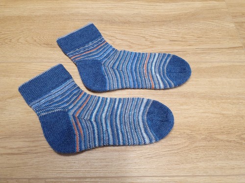 Wollsocken handgestrickt 37 - wollsocken, gr.37