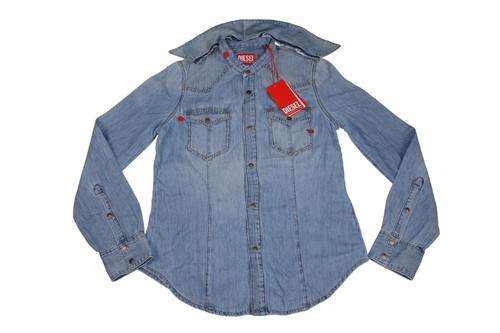 Diesel damen jeanshemd - jeanshemd, shirt