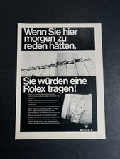 1969 Rolex Wenn sie reden Day Date Vintage Watch Ad Werbung Print Reklame Werbe