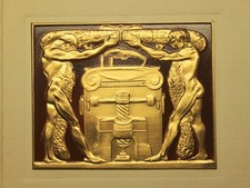 Metallprägung, Spindelwerk zur Prägung von Münzen und Medaillen