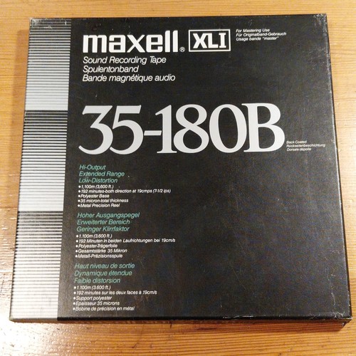 Maxell xli 180b tonband - xli, 35-180b(n)