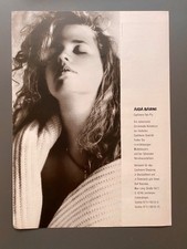 Aida Barni Cashmere Two Ply Mode Fashion retro 1994 Vintage Ad Werbung Reklame