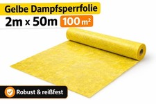 Dampfsperrfolie 100m x - dampfsperrfolie, 2m