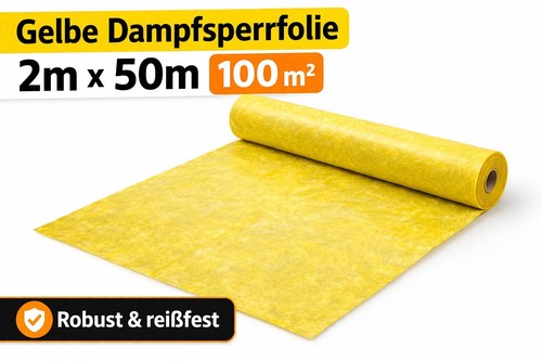 Dampfsperrfolie 100m x - dampfsperrfolie, 100m²