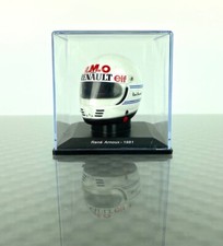 1:5 Minihelm Edicola Helm Collection Italien Rene Arnoux 1981 Renault F1