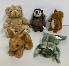 Center Parcs Vintage Plüsch Kuscheltier Igel Konvolut Fuchs Rabbi Teddy Eichhörnchen Spielzeug