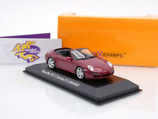 Maxichamps 940063031 # Porsche 911 (997) Carrera S Cabrio Bj. 2005 " rot " 1:43