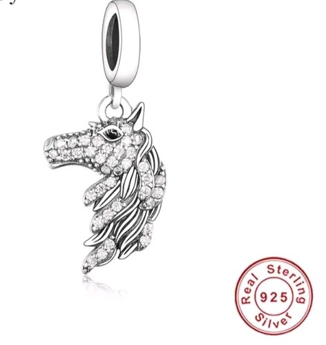 Pferd weiß strass charm bff - strass,