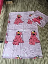 Bettwäsche,Wendebettwäsche, Kinderbettwäsche,Set,126 x 195,75 x 70, Sesamstraße 