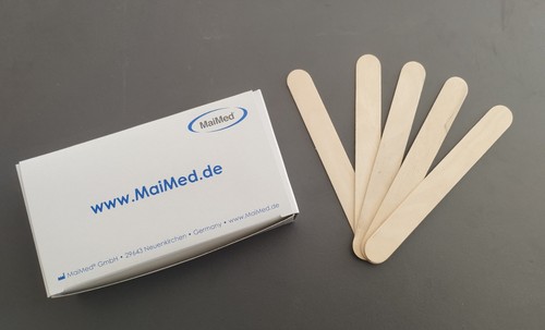 Holzmundspatel 100 stück - holzmundspatel,