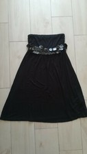 Tolles Laura Scott evening Kleid schwarz ärmellos Gr. 36 Bandeau sexy 
