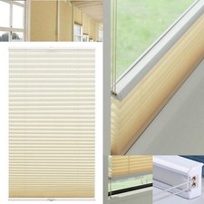 Plissee Faltrollo zum Bohren Jalousie Rollo Montage Anschrauben in Glasleiste