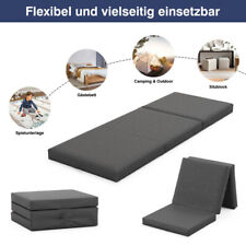 Campingmatratze, Faltmatratze, Gästematratze, Klappmatratze grau inkl Tasche