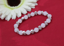✨ Edles Weiß Jade Armband