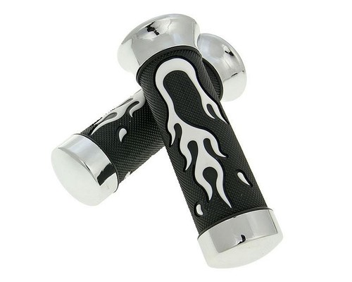 Custom flame lenkergriffe - custom,