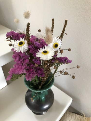 Getrockneter blumenstrauß - getrockneter,