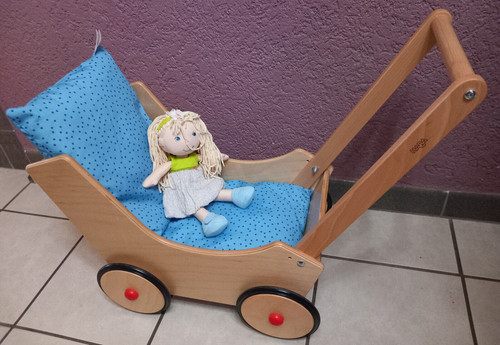 Haba puppenwagen natur - -, ab