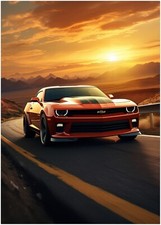 Auto Poster oder Leinwand -