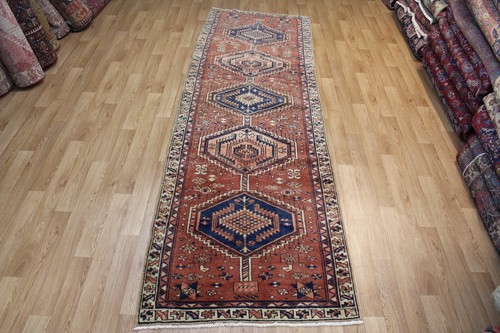 Vintage oriental heriz läufer - vintage,