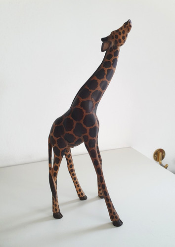 Giraffe dekofigur holzfigur - giraffe,