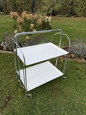 Dinett Bremshey Servierwagen Weiß 70er Jahre ! Guter Zustand! Super Selten !