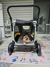 BINGOPAW Hundewagen Hundebuggy Hundebox Transportwagen Faltbar Buggy Jogger XXL