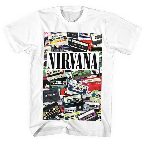 Nirvana cassettes t shirt - -,