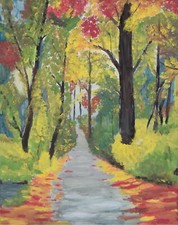Aquarell, handgemalt auf