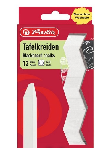 Tafelkreide weiß stück - tafelkreide,