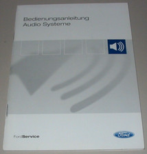 Betriebsanleitung ford audio - ford,