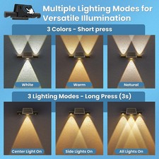  3 LED Solar Fence Light Deck