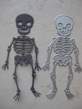 Skelett Stanzschablone Stanze Halloween