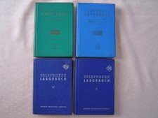 4x TELEFUNKEN LABORBUCH RADIO  FERNSEHTECHNIK  Elektrononik Funk Computer Trafo 