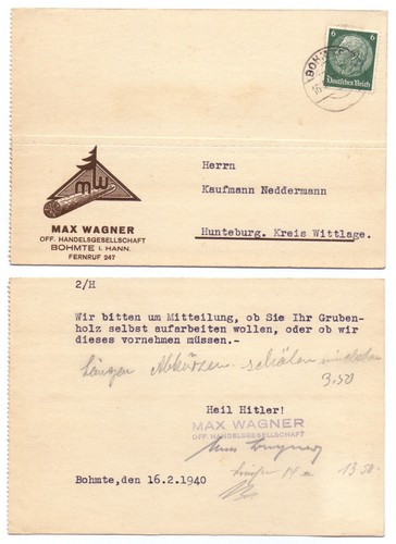 135917 postkarte max wagner - -,