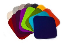 Sitzkissen 100% Wollfilz, 5 mm dick, Platzset, Sitzunterlage, Bankunterlage