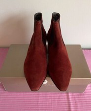 Peter Kaiser Stiefeletten Wildleder Braunrot Rostrot 36,5 NEUWERTIG