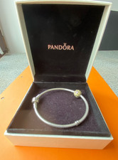 Pandora Charm Armband Sterling Silber OVP Logo-Schließe 20 cm gestempelt