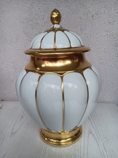 KRAUTHEIM Deckelvase Art Deco Gold Traumhaft XXL um 1920