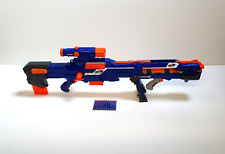 Nerf N-Strike Elite Longshot CS-6 in Blau mit Magazinen und Darts guter Zustand