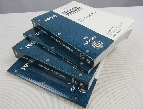 Service manual 1998 pontiac - gm,