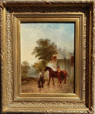 Ölgemälde 19. Jh. von