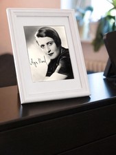 Repro-Autogramm - Ayn Rand -