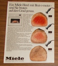 Seltene Werbung MIELE Herd mit