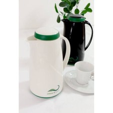 HELIOS Green Wave Isolierkanne 1,0 l weiß
