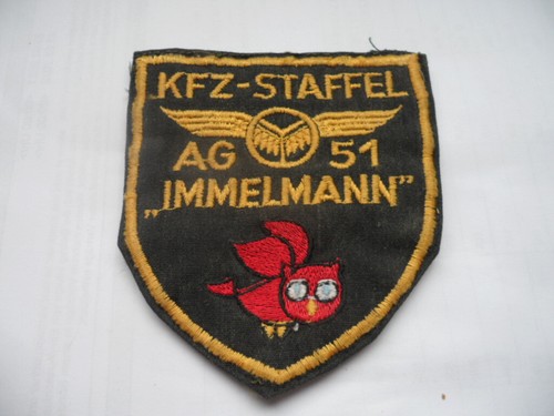 Altes stoffabzeichen kfz - ,