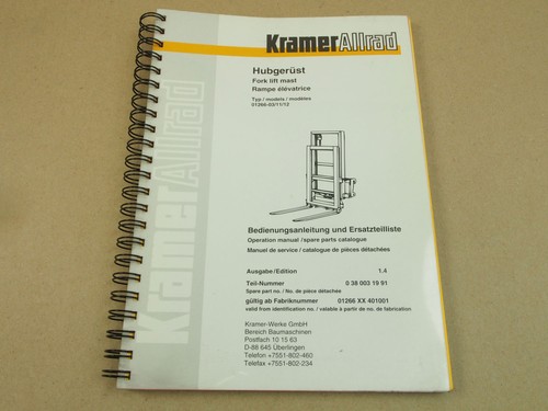 Kramer allrad 01266 12 - allrad, 01266-03/11/12