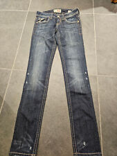 neue Jeans MEK Denim Röhre Gr. 25/34 dunkelblau