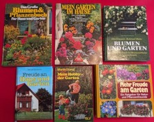 6x Buch Haus & Garten Pflanzen